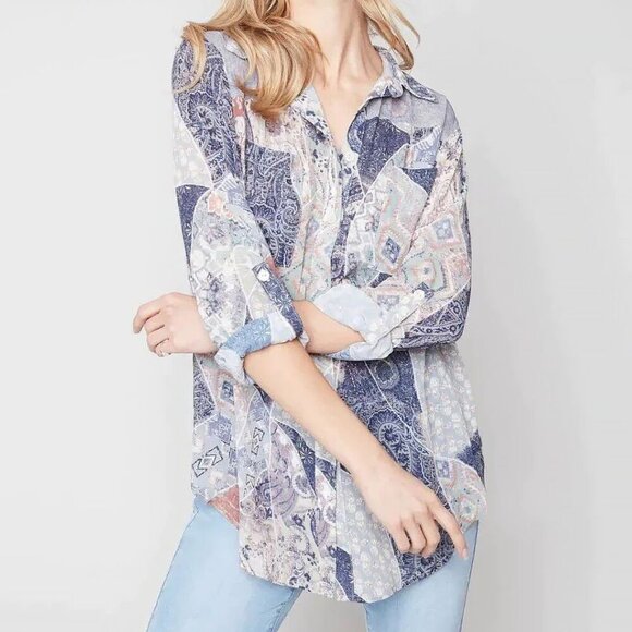 Charlie B's Multi Color Blouse - Picture 2 of 11